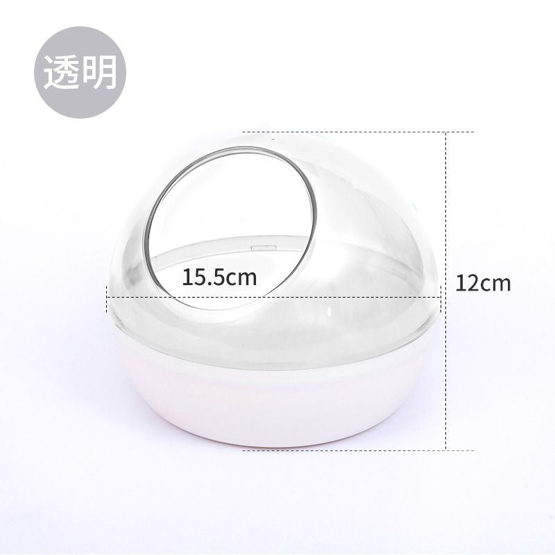 🔥🔥全透明壓克力倉鼠浴室 金絲熊專用特大號浴房廁所🛀 洗澡浴沙盆